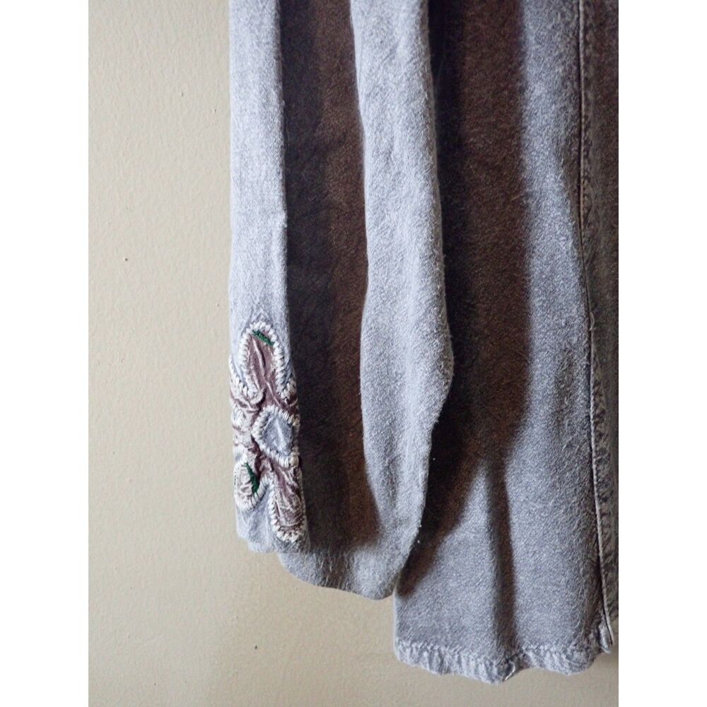 Sacred Threads 2 Piece Skirt Top M/L Gray Mix Med… - image 4